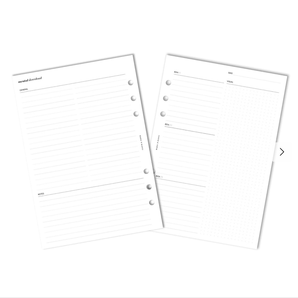 Cloth & Paper Inserts